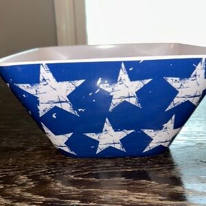 Blue Star Patterned Bowl